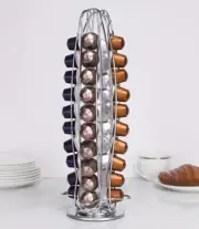 EXZACT Coffee Capsule Holder, Compatible with Vertuo Nespresso Pods 24pcs - Pod