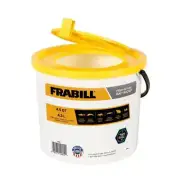 Frabill PMC4602 4602 Fish-N-Fun 4.5qt Shrimp Minnow Leech Bait Bucket PLA990297