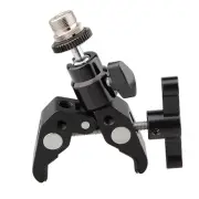 Super Crab Clamp Ball Head Mount w/ 5/8" Adapter for Microphone Mount/Stand/Clip