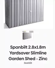 Spanline Garden Shed