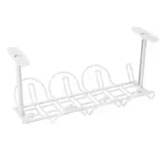 3Pcs Power Cords Racks Desk Power Cord Compartments Shelves Hanging Baskets Tiered Racks Power Cords Storage Holders Racks