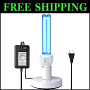 Efficient 25W UVC Light Bulb with Push Button Timer - Safe Indoor Sanitizer