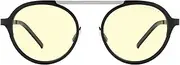GUNNAR - Premium Blue Light Blocking Glasses - Strata Collection - Gaming and Computer Glasses, Amber Tint, 50mm