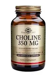 Solgar Choline Vegetable Capsules, 100
