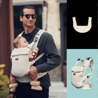 在飛比找momo購物網優惠-【Najell】嬰兒揹帶Easy 秒吸磁扣設計 瑞典嬰兒背帶