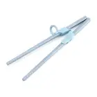 (Blue)3Pcs Detachable Training Chopsticks Helper Learning Eating Tool For Ki MF