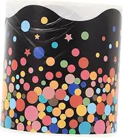 Angoily 1 Roll Removable Decorative Border Stickers for Classroom Wall and Blackboard Self Adhesive Trim for Bulletin Boards Smooth Surface with Leaf Patterns