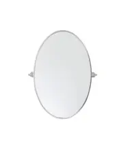 Elegant Lighting MR6C2132 Everly 21" W x 32" H Transitional Oval - Silver