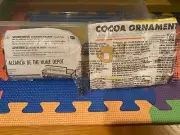 Two NEW Home Depot Kids Workshop Wooden Kits Cocoa Ornament +Houseworks BIN $5