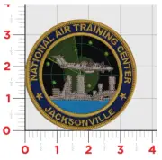 NATIONAL AIR TRAINING CENTER JACKSONVILLE EMBROIDERED PATCH WITH HOOK & LOOP