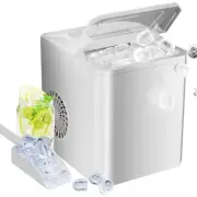 Silonn Ice Maker Machine - Portable Ice Cube Maker,lbs of Bullet Ice per Day