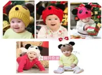 在飛比找Yahoo!奇摩拍賣優惠-寶貝倉庫~熊貓嬰兒針織帽~寶寶帽子-童帽-熊貓造型帽-兒童帽