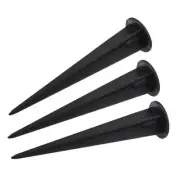 3pcs Floodlight Ground Stake 1.57x6.5 Inch Spikes for LED Flood Light Aluminum
