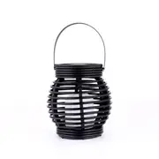 LED Waterproof Solar Powered Candle Lantern Street Lamp Rattan Light for Garden Yard Outdoor Decoration