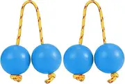 wqibq Kashaka Shaker Rhythmic, Kashaka Shaker Ball - Kashaka Musical Instrument Rattle Ball | 2 Pairs ABS Music Egg Rhythmic Ball, Double Pumpkin Shaker for Beginner Lovers