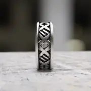 Handmade 925 Sterling Silver Geometric Band Ring | Unique Celtic Lattice Design