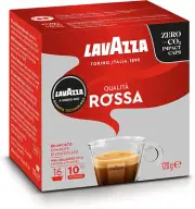 , a Modo Mio Qualità Rossa, 16 Coffee Pods, Arabica and Robusta, Full and Sustai