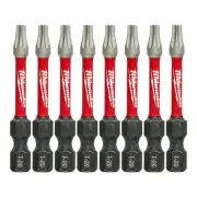 Milwaukee Shockwave 2" Torx T-20 Drill Driver Bit Set T20 - 8 Bits