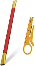 Network Cable Looser Mini Engineer Wire Stripper Wire Straightener Dual Twisted Wire Separators for CAT7/CAT6A/CAT6/CAT5 and Telephone Lines(Red)