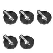 5 Pcs CR2025 CR2016 Traverse Battery Holder Black