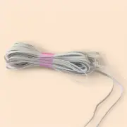 Braided Elastic Flat 3mm 1/8" - 5 Meter Length White FREE Postage Aus Wide