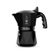 Limited Color BIALETTI Brikka Black 2 Cup Direct Fire Type Coffee Maker New F/S