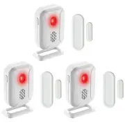 3Set Wireless Window Door Split Magnetic Sensor Shop Hotel Security Alarm System