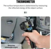 Non Contact Infrared Thermometer -50 to 400 °C Temperature Laser Gun MESTEK IR