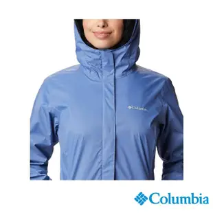 【Columbia 哥倫比亞 官方旗艦】女款-Omni-TECH防水外套-藍色(URR24360BL / 2022年春夏商品)