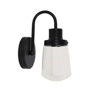 Kirby Black Industrial Wall Light