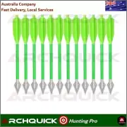 ARCHQUICK 6.5" Crossbow Bolts Aluminium Arrows 2 Blade Broadheads GRN