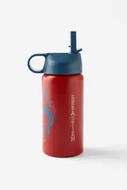 [Cotton On Kids] Cotton On Kids - Spiderman Kids Metal Drink Bottle Personalised - Lcn mar spiderman/varsity red SOLID LCN MAR SPIDERMAN/VARSITY RED