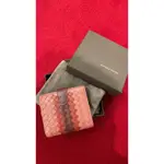 BOTTEGA VENETA BV NAPPA 小羊皮拉鏈短夾 肉桂粉 大特價