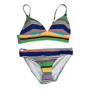 Roxy Womens Color Jam Tank Top & Hipster Bikini Swim Set XL
