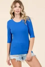 Classic Round Neck Half Sleeve Tee