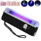 6 Inch Mini Portable Ultra Violet UV Black Light Lamp Torch With LED Flashlight