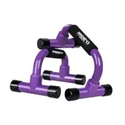 Push Up Bars - Purple Push Up Handles Strength Training, Home Workout