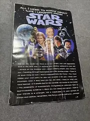 1996 "All I Need To Know About Life I Learned From Star Wars" 24x36" Poster NEW!