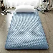 Japanese Soft Futon Mattress, Foldable Portable Roll Up Mattress for Student Dormitory, Home, Guest Bed, Camping(D,150 * 200cm)