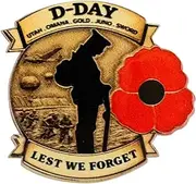 [Generic] 80th D-Day, 80th D-Day | s Memorial Day Remembrance Buttons,Souvenir Decoration, on to the bravery heroes of history.