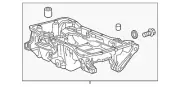 Genuine Honda Pan Assembly Oil 11200-5PA-A01