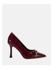 [Novo Shoes] Ikeda Pumps in Deep Red Patent
