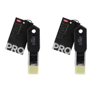 2x Jasart Elevate Professional Art/Craft Painting Flat Paddle Brush 1"/25mm BLK