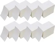 RyhamPaper 4" x 6" Fanfold Direct Thermal Labels - 8000 White Mailing Labels, Perforated, Permanent Adhesive