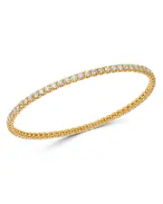 Roberto Coin 18K Yellow Gold Diamond Classics Bangle Bracelet