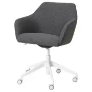 TOSSBERG / LÅNGFJÄLL conference chair, Gunnared dark grey/white