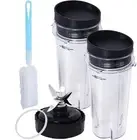 Replacement Parts Compatible with Nutri Ninja, Blender Blade 6 Fins and 2 Pcs...