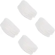 Minkissy 4sets Cotton Rounds Reusable Makeup Removal Pads Soft Gentle for Face Eye Cleansing Travel Size 10pcs*4