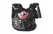 POLISPORT Chest Protector XP1 Mini Black/Silver Junior Size