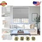 Gray Cordless Mini Blinds 37" W x 84" H - Luxurious Light Filtering Design